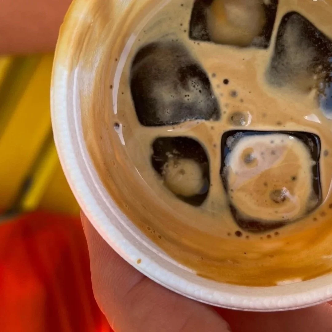 The perfect iced cafe cubano, poured by the Conch and the Cuban near the Southernmost Point. This is the cup that starts and ends every trip to my home away from home, Key West. I hope it's still there when you visit...