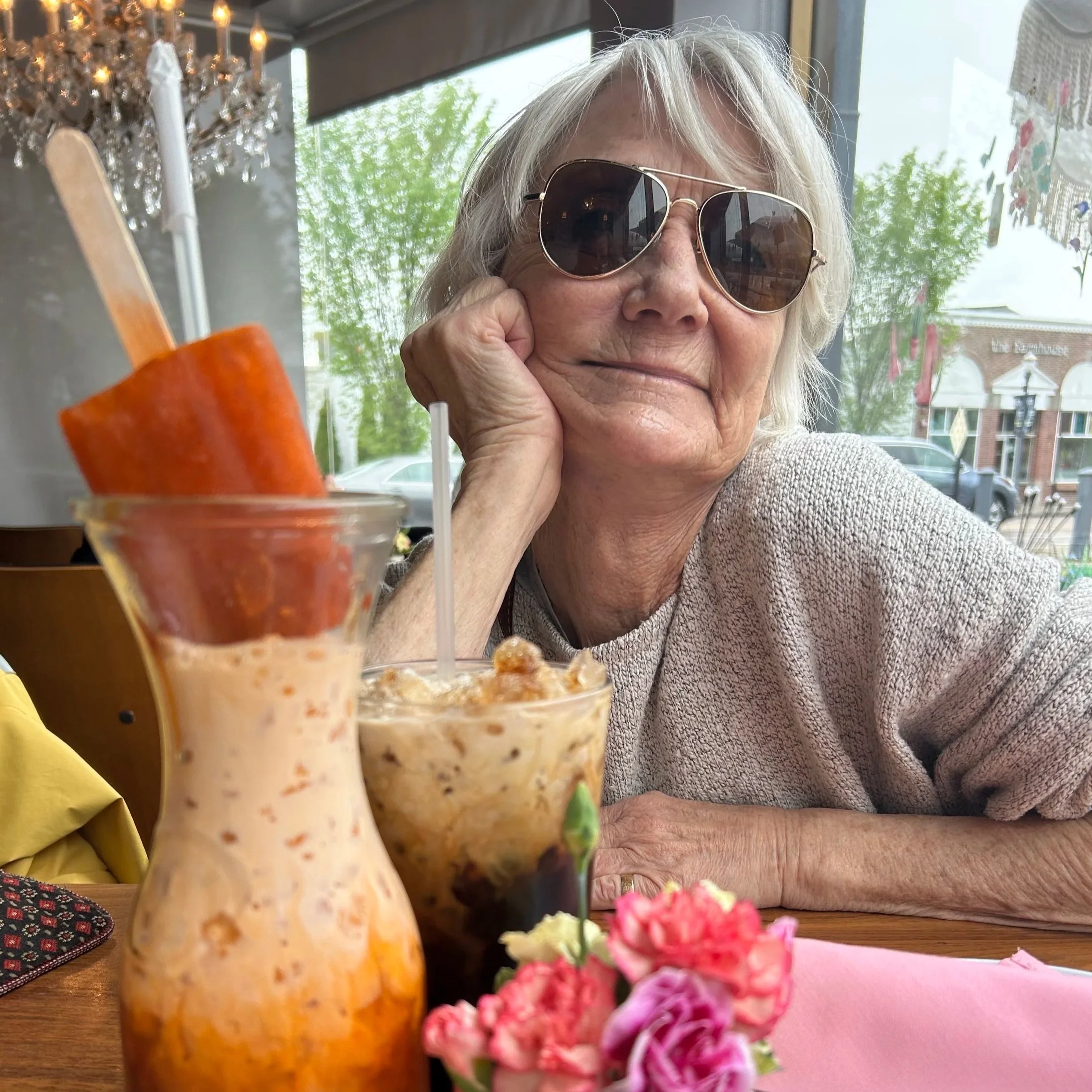 Oh Chicka, I can't believe you're not here to see this thing fly. Thanks for taking me in and giving me allllllll of the chances to grow my creativity. I know you're up there with Dolly and Jimmy adding rum to your coffee and sending good waves my wa