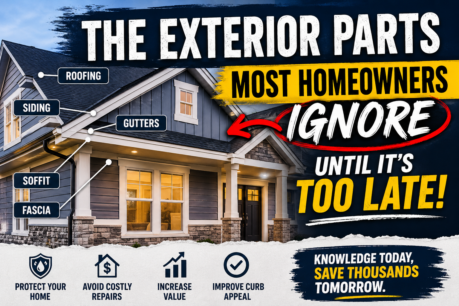 Exterior Parts every homeowner should know