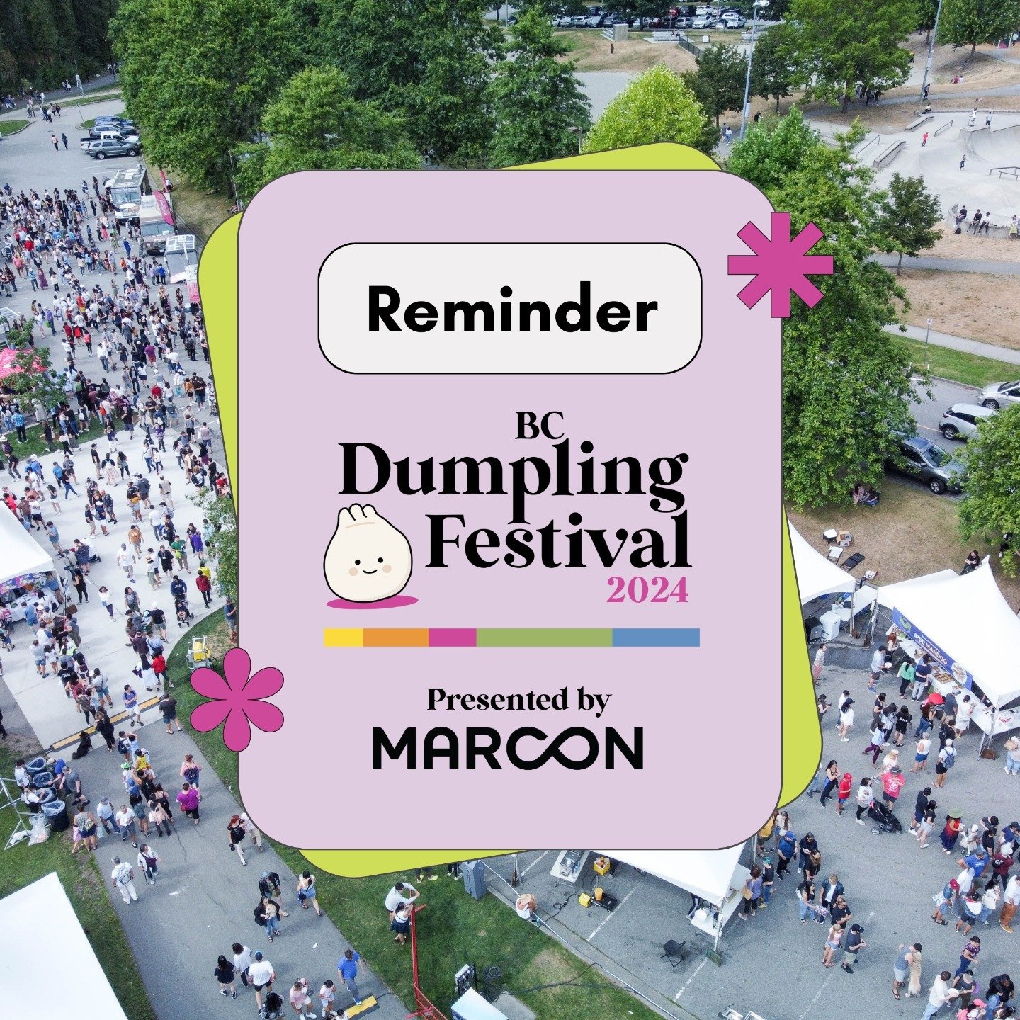 SAVE THIS POST! 💾

Don&rsquo;t forget to mark your calendars for BC Dumpling Fest 2024! Last year was a ton of fun under the sun, and we&rsquo;re looking forward to doing it again (and even better!) this year.

See you on August 10th! 😍
.
.
.
.
.
[