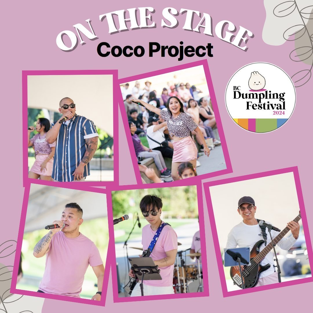 We would like to welcome back @cocoprojectband on the performance stage of BC Dumpling Fest 2024! Last year, this group stole the show! We are so excited to have them join us again!!!

The Coco Project is an all-Filipino showband that has been gainin