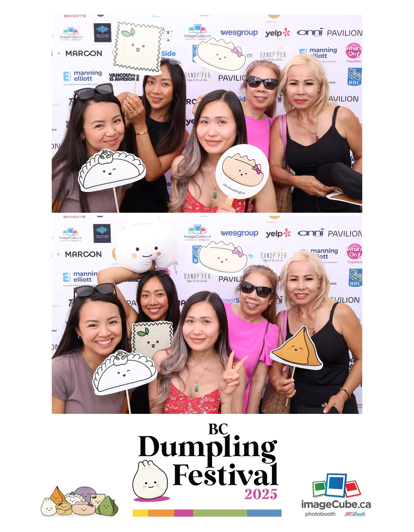 Festival memories that will last a lifetime ✨ A huge thank you to @imagecubephotobooth for joining us at the BC Dumpling Festival and for sponsoring our event. Your photobooth was such a fun spot for families, friends, and everyone to take home a lit
