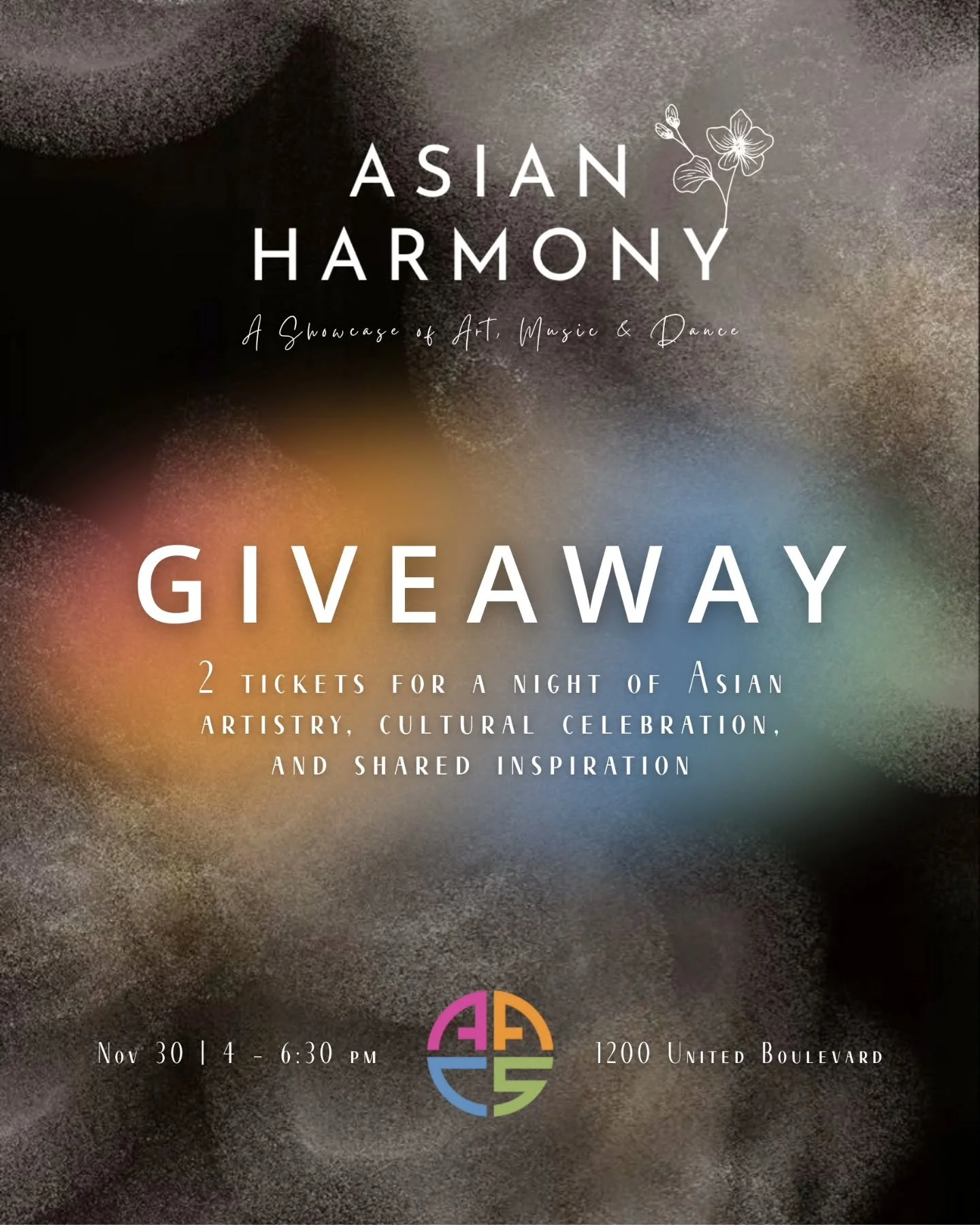 GIVEAWAY &ndash; TICKETS TO THE FIRST EVER Asian Harmony: A Showcase of Art, Music &amp; Dance! 🌸

Celebrate Asian excellence in the arts with incredible performances, inspiring visual art, and of course, a few delicious bites and drinks to enjoy al