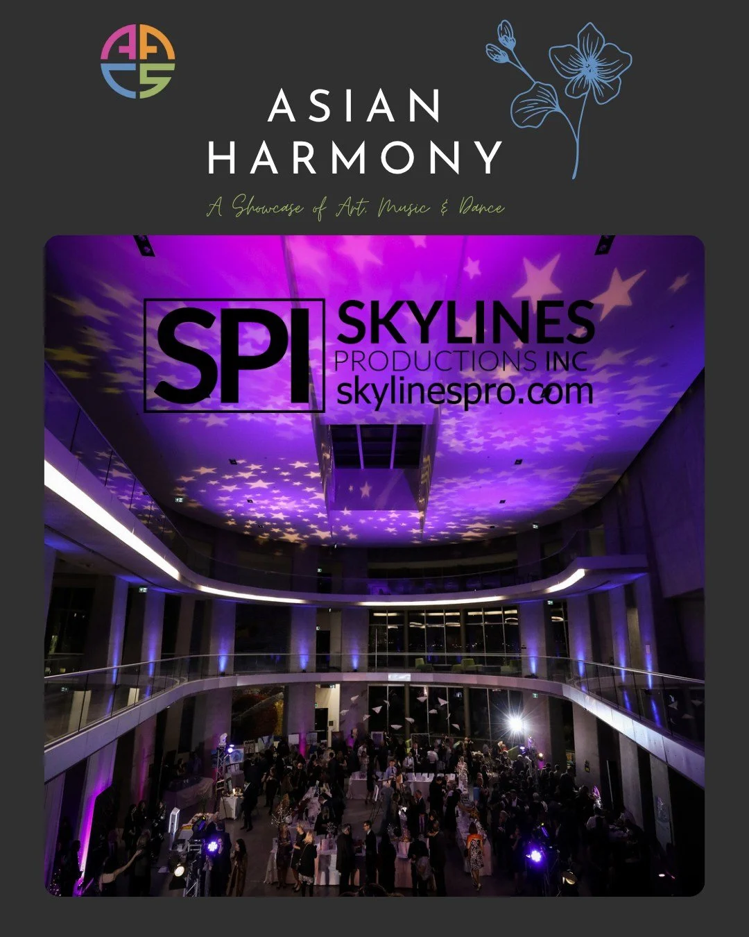 Shoutout to Mark from Skylines Productions Inc. for making the magic happen behind the scenes! From sound to setup, their support brings Asian Harmony to life &mdash; thank you for your production expertise.

🗓 Sunday, November 30, 2025
🕓 4:00&ndas