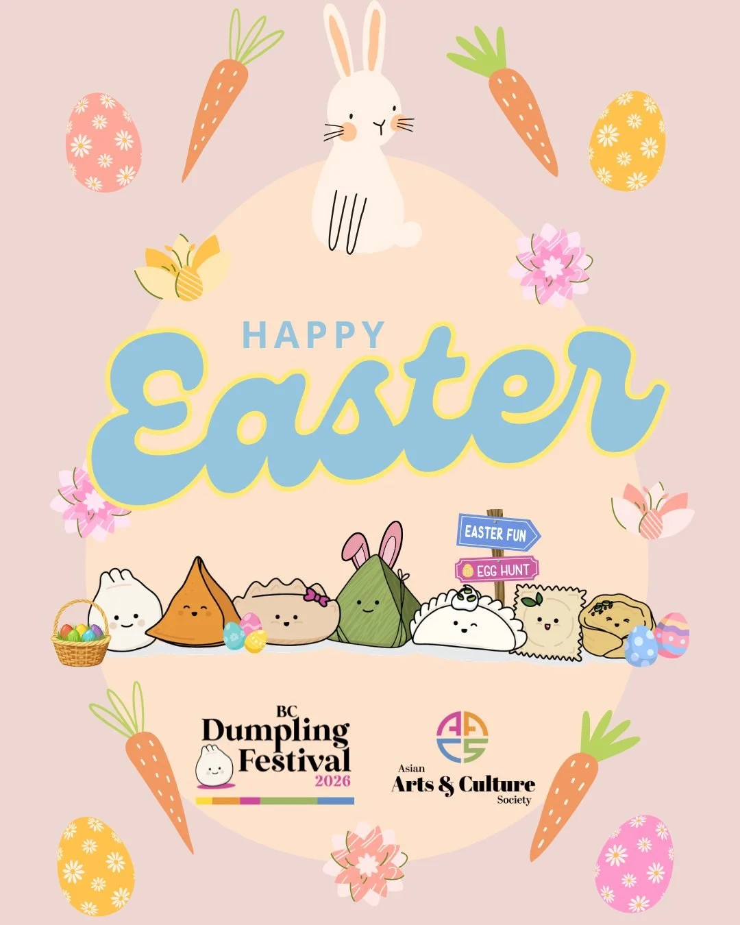 Happy Easter from all of us at BC Dumpling Festival and @asianartsandculturesociety 🐰🎉

Wishing you a day of happiness and health with friends, family and loved ones!

#happyeaster #easterweekend #easter2026 #bcdumplingfestival2026