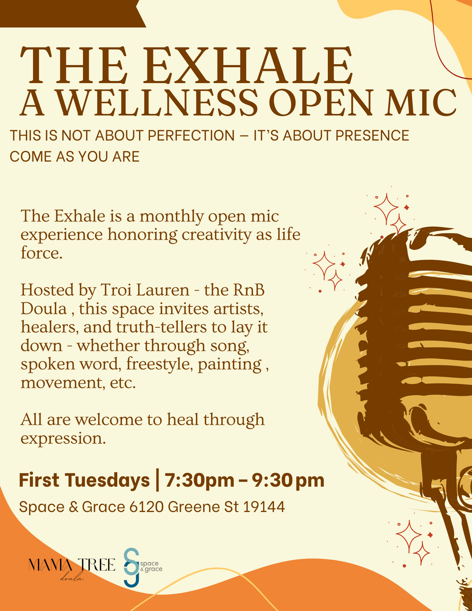 The Exhale Open Mic Night