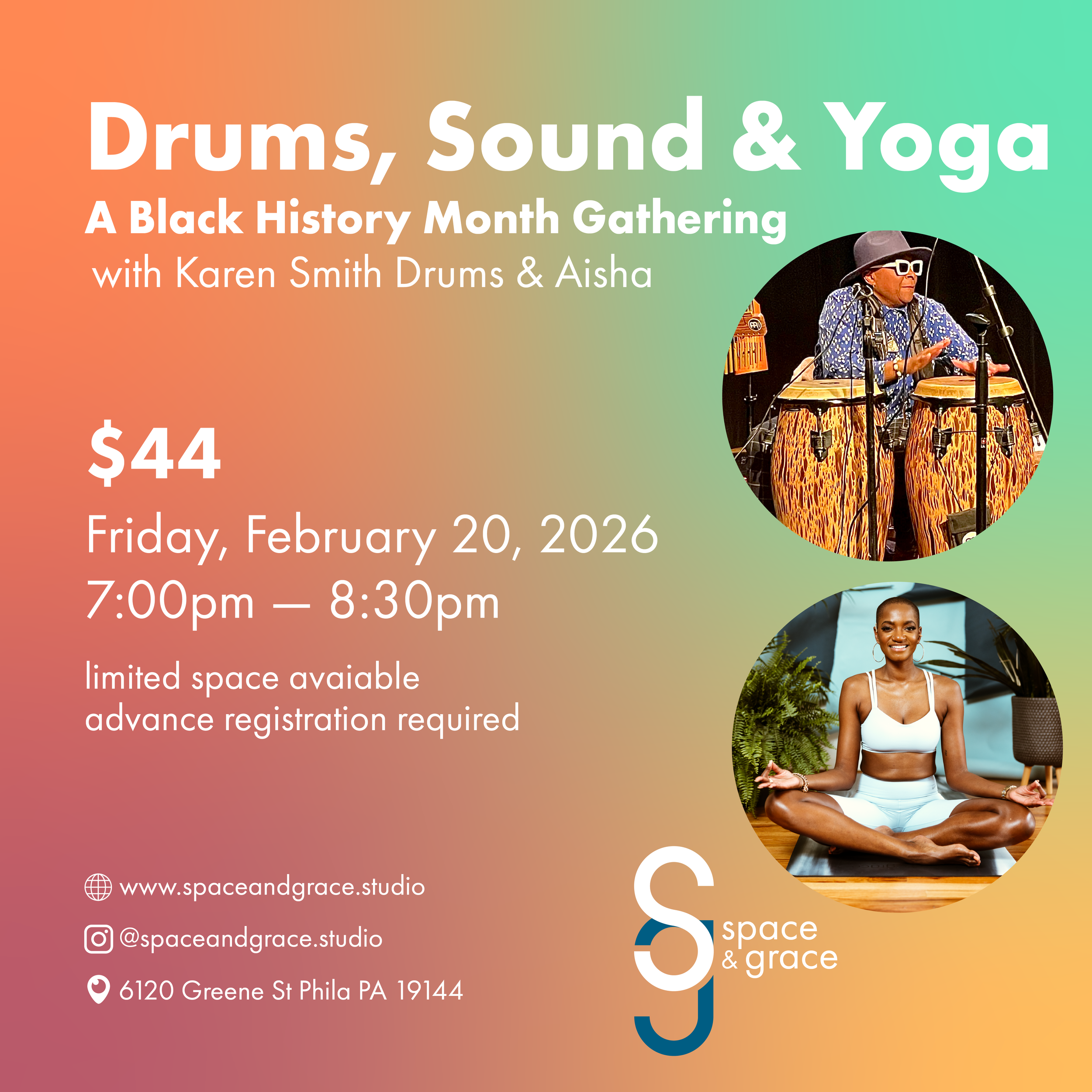 Drums, Sound & Yoga