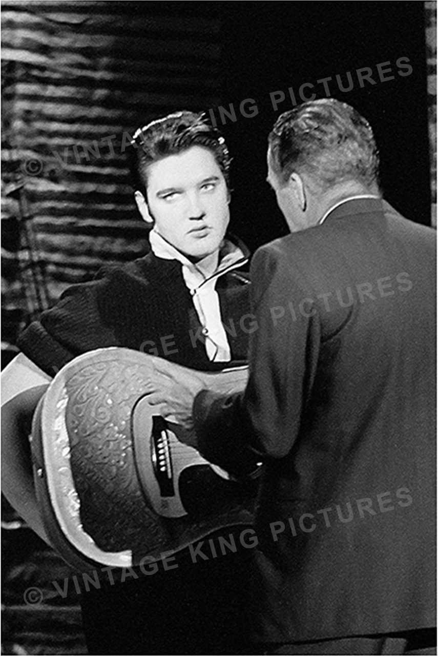 Ed Sullivan and Elvis Presley backstage conversation, 1956
