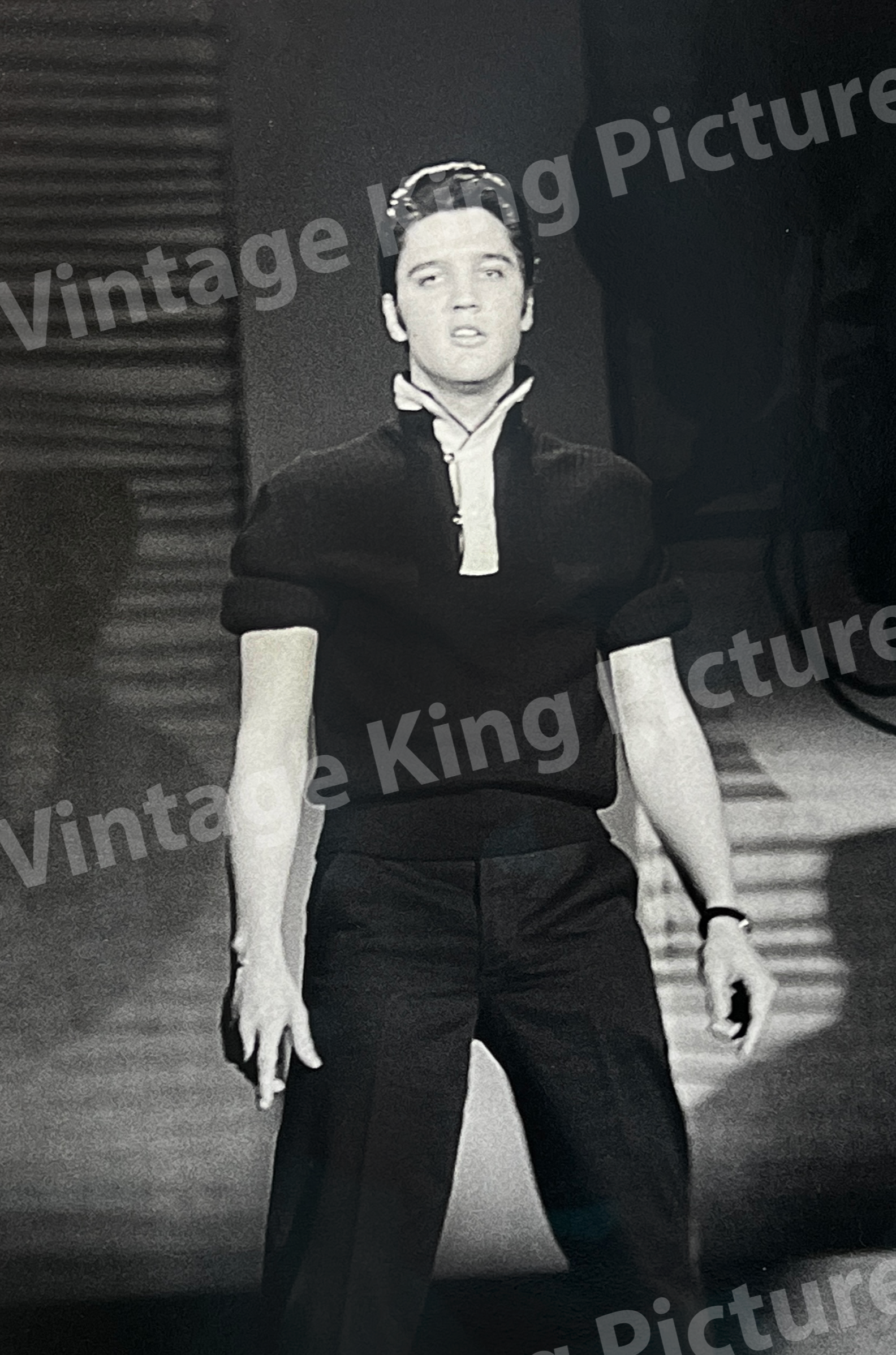 Rare photograph of Elvis Presley at Ed Sullivan Show, by Richard Weede