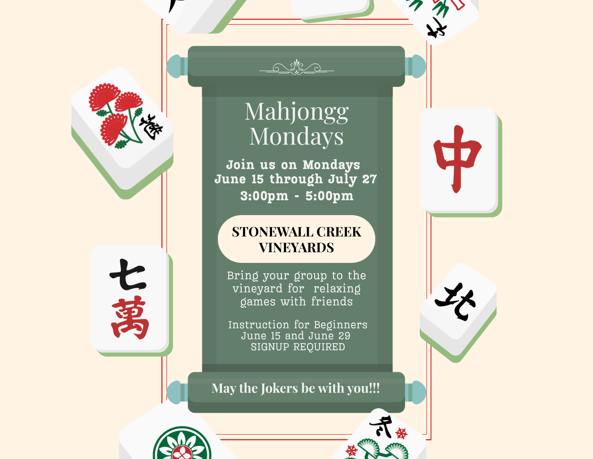 Mahjongg Mondays