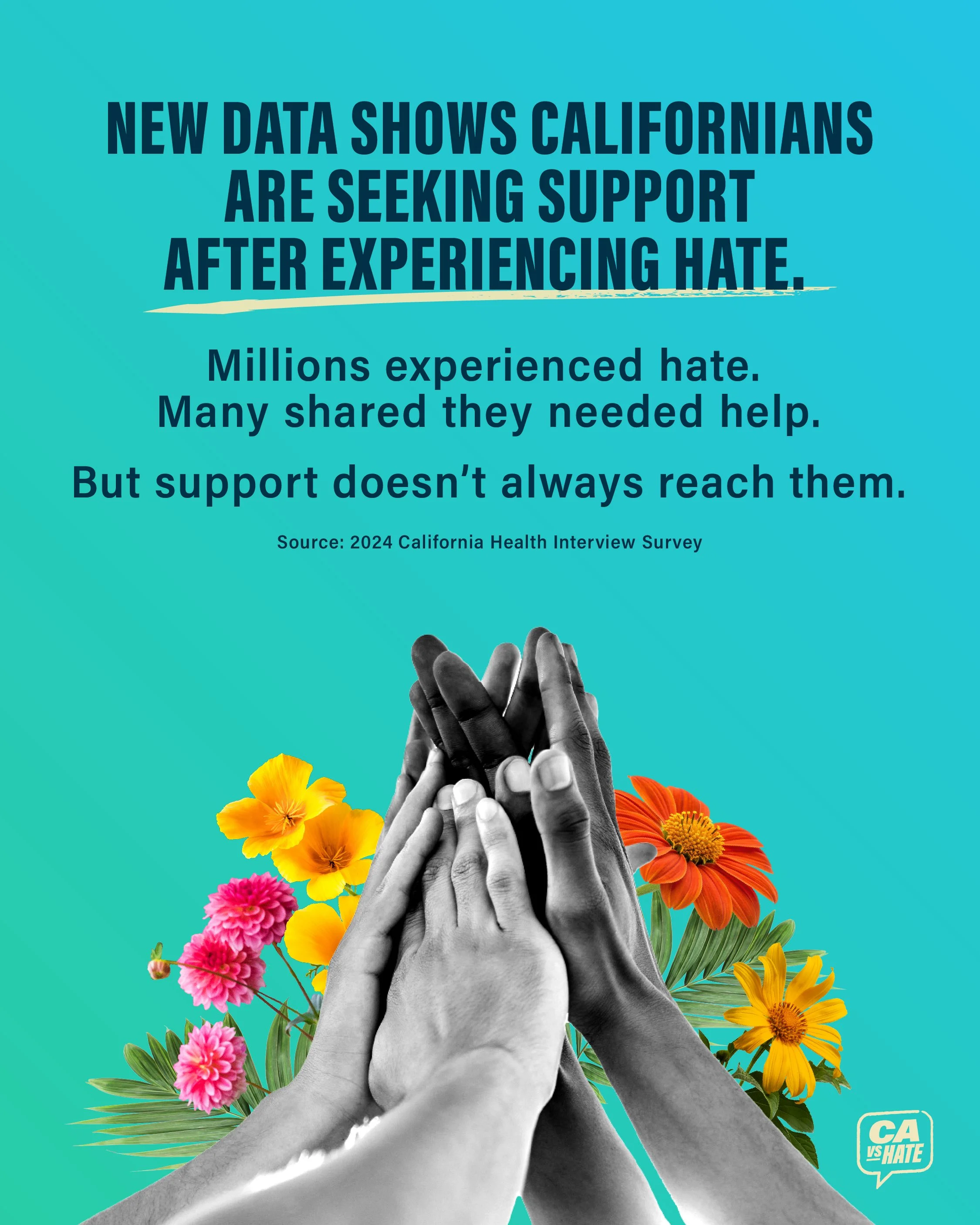 New Report Shows Californians Are Looking for Support After Experiencing Hate