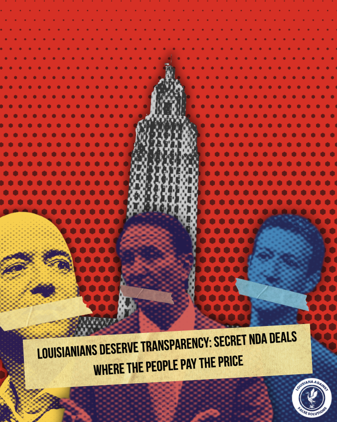 Louisianians Deserve Transparency: Secret NDA Deals Where the People Pay the Price