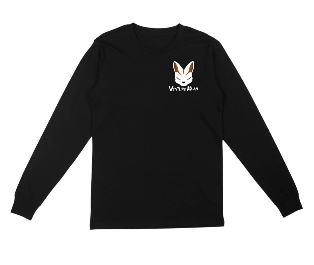 Brown+Fox+Head+White+Text+L_S+Tee+-+Black+%28Front%29.png