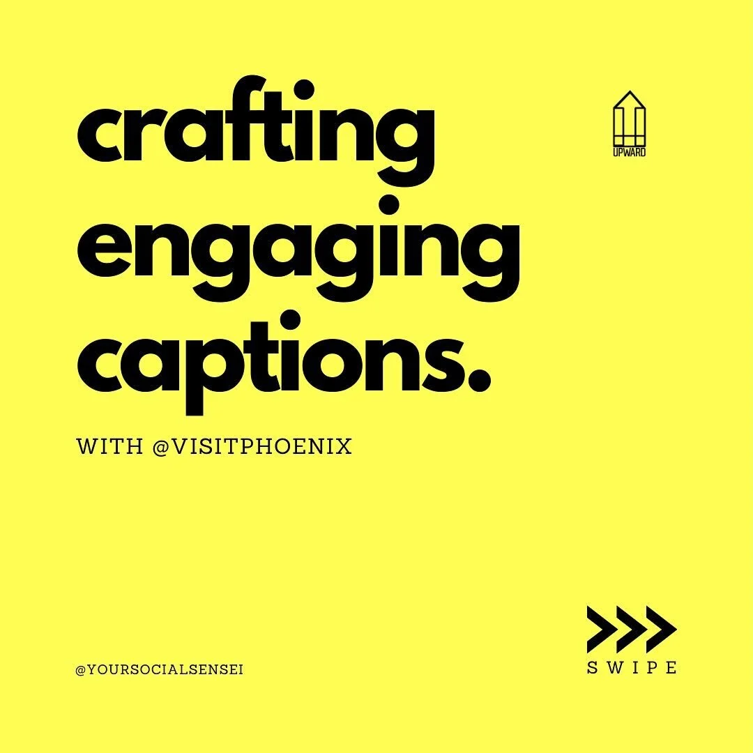 You&rsquo;re doing Instagram Captions WRONG‼️

Sometimes you don&rsquo;t need elaborate captions when it&rsquo;s precise, relevant, and engaging.

The social media team at @visitphoenix knows what they&rsquo;re doing so make sure you give them a foll