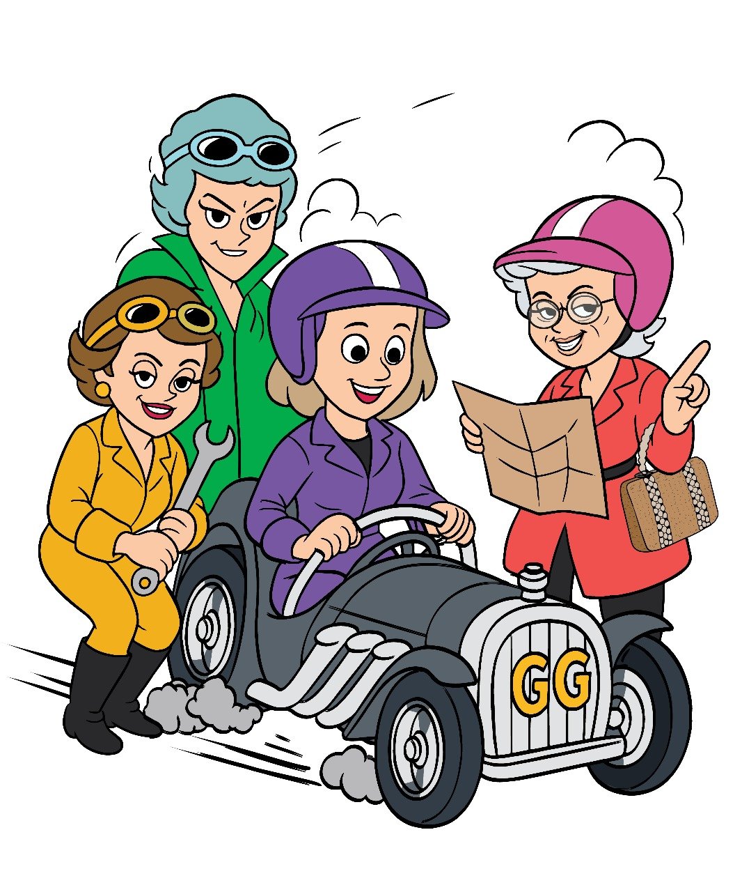 Golden Wacky Racing Girls 2025