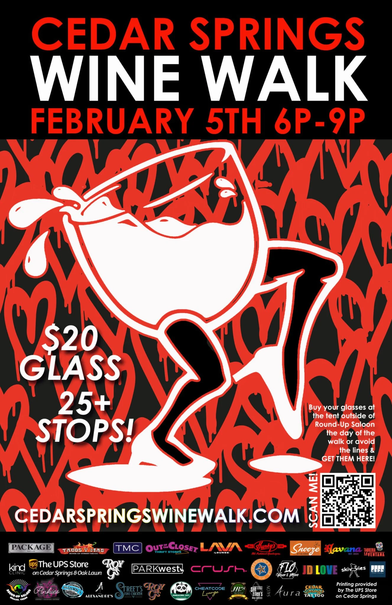 Wine Walk on Cedar Springs