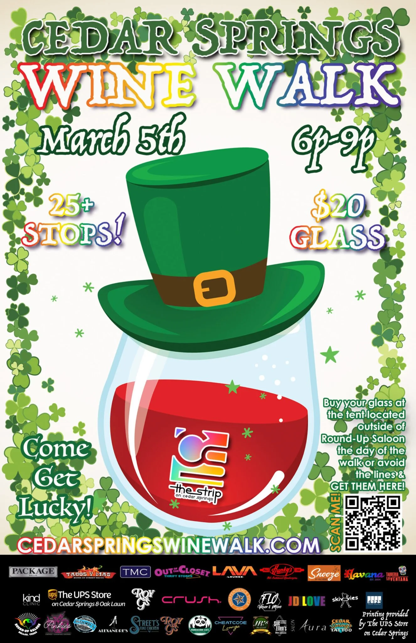 Wine Walk on Cedar Springs 