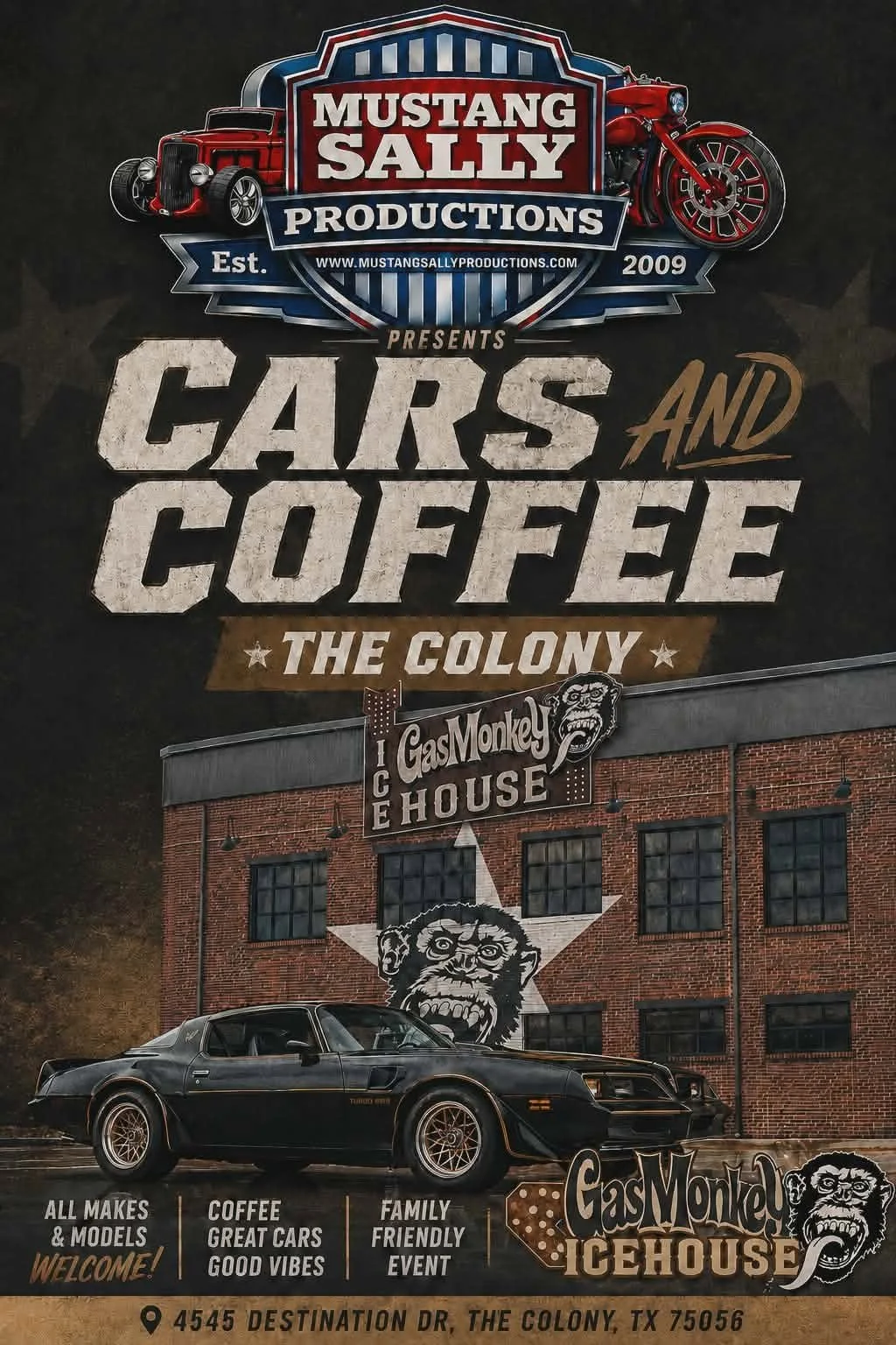 Cars and Coffee @ Gas Monkey Icehouse