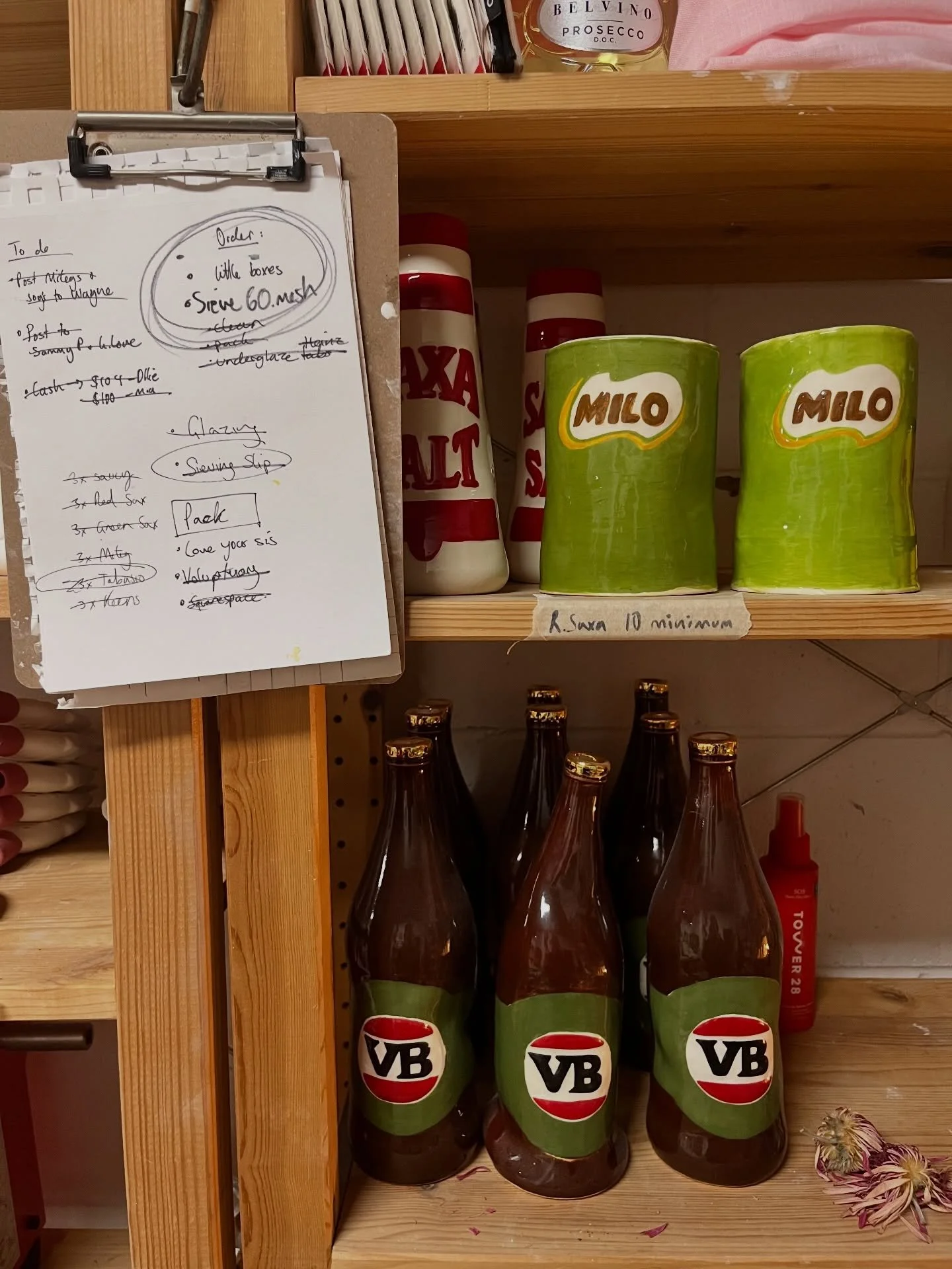 The last week in the studio.