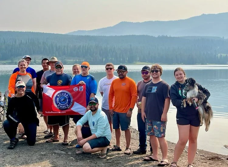 Training dives at Hyalite Reservoir this weekend! Rescue &amp; Drysuit students were blowing bubbles at 6700ft above sea level!

#scuba #hyalitereservoir #scubabozeman #scubashackusa #scubadiving #rescuediver #drysuitdiver #drysuit