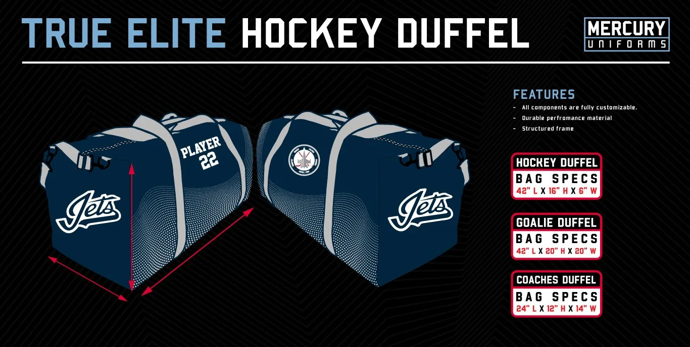 TRUE ELITE HOCKEY DUFFEL