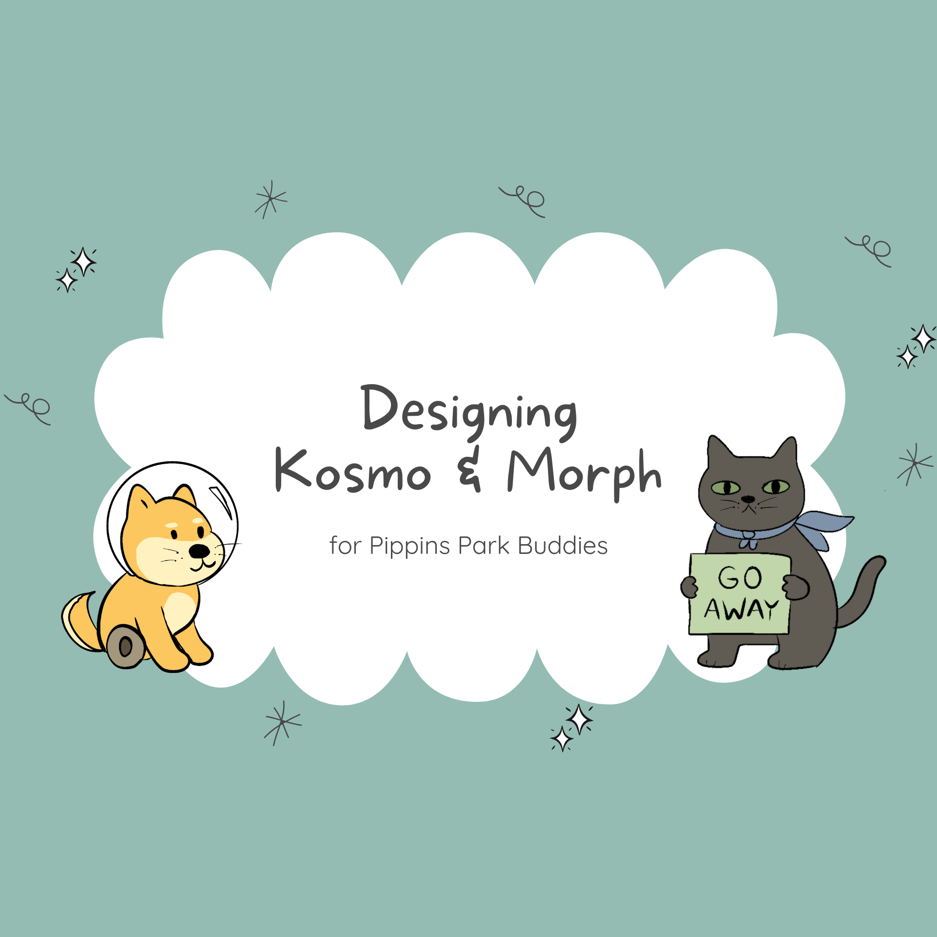 Designing Kosmo & Morph for Pippin’s Park Buddies