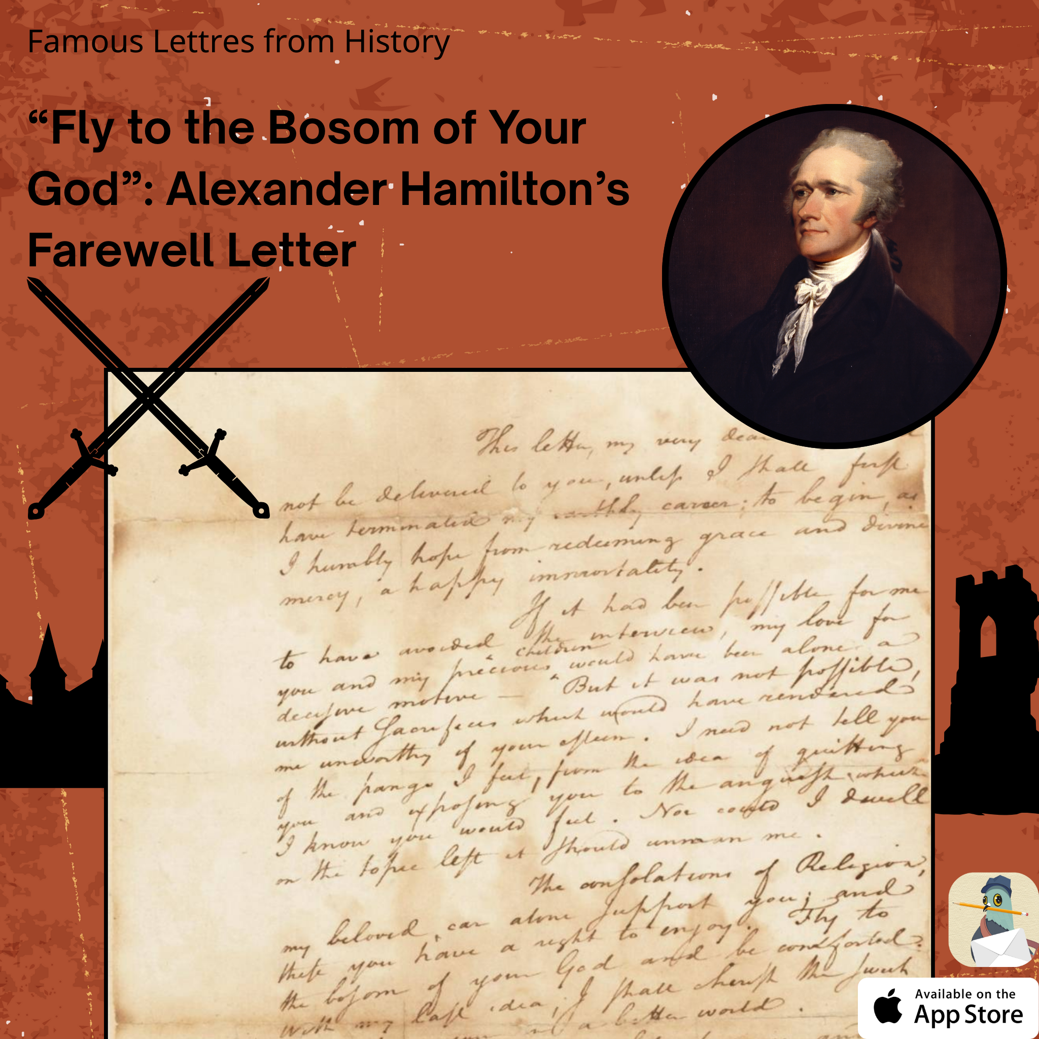 “Fly to the Bosom of Your God”: Alexander Hamilton’s Farewell Letters