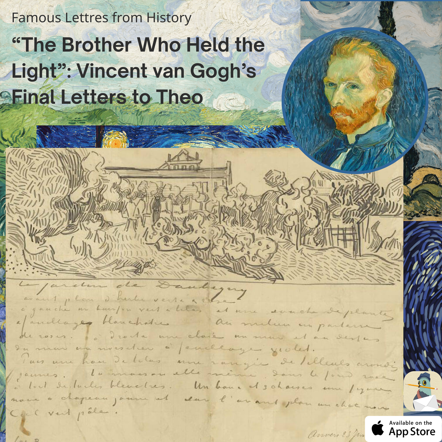 Theo Lettering “The Brother Who Held the Light”: Vincent van Gogh’s Final Letter to ...