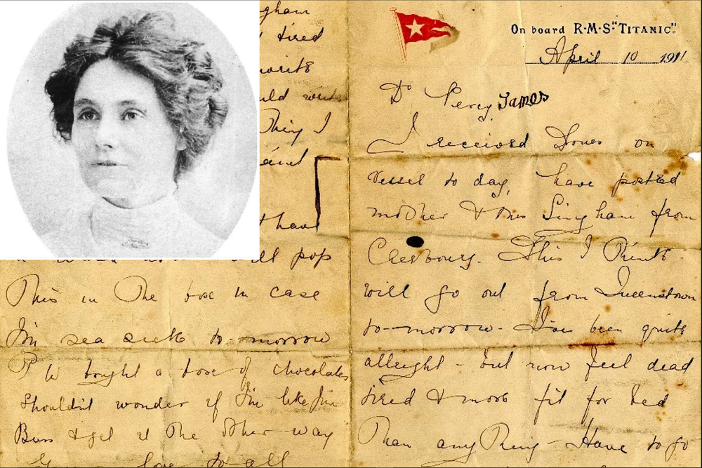 Letters from the Titanic: Voices from the Depths — Letters, stamps ...