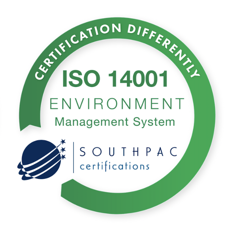 ISO 14001 certified