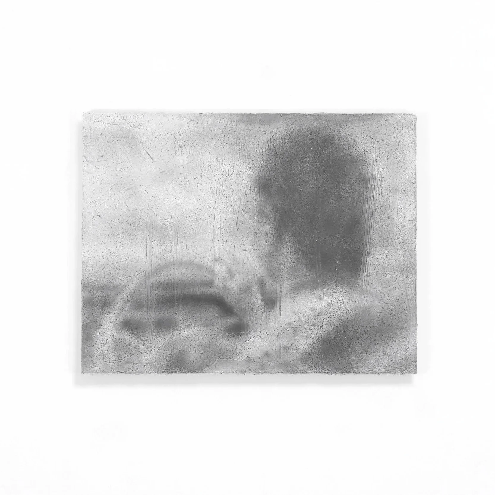 The Passenger - 2025 - gesso and acrylic ink on canvas - 70 x 90 x 5 cm