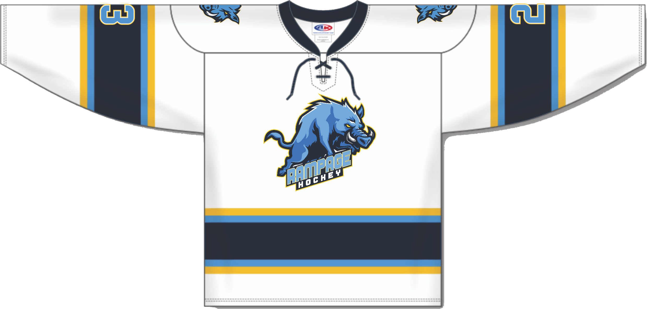 Rampage Blue Hockey Jersey