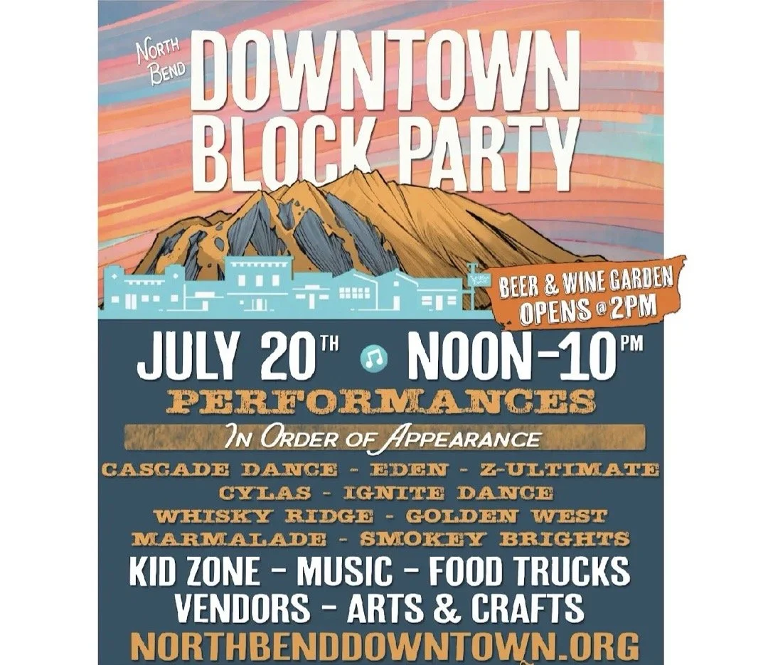 Save the Date: North Bend Block Party! (July 20, 2024)