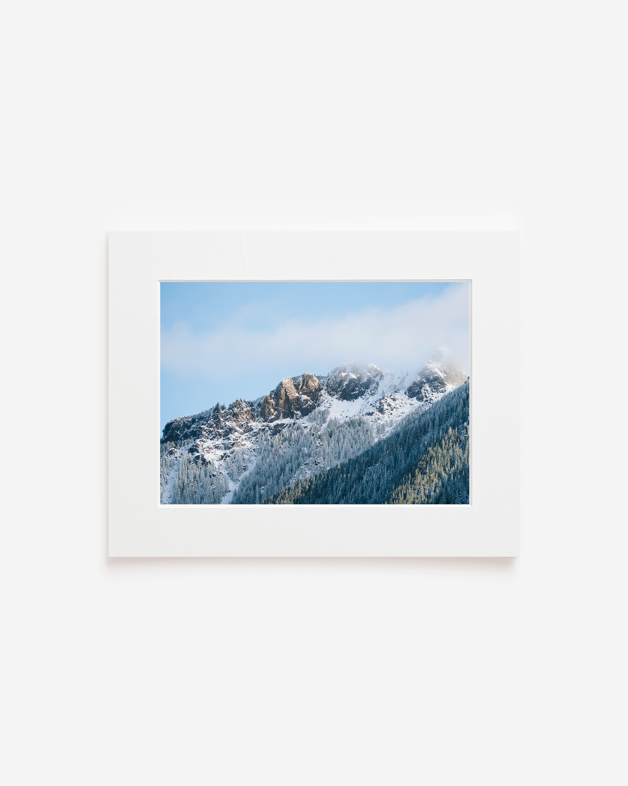 Matted Print - Mt Si Winter Morning.png