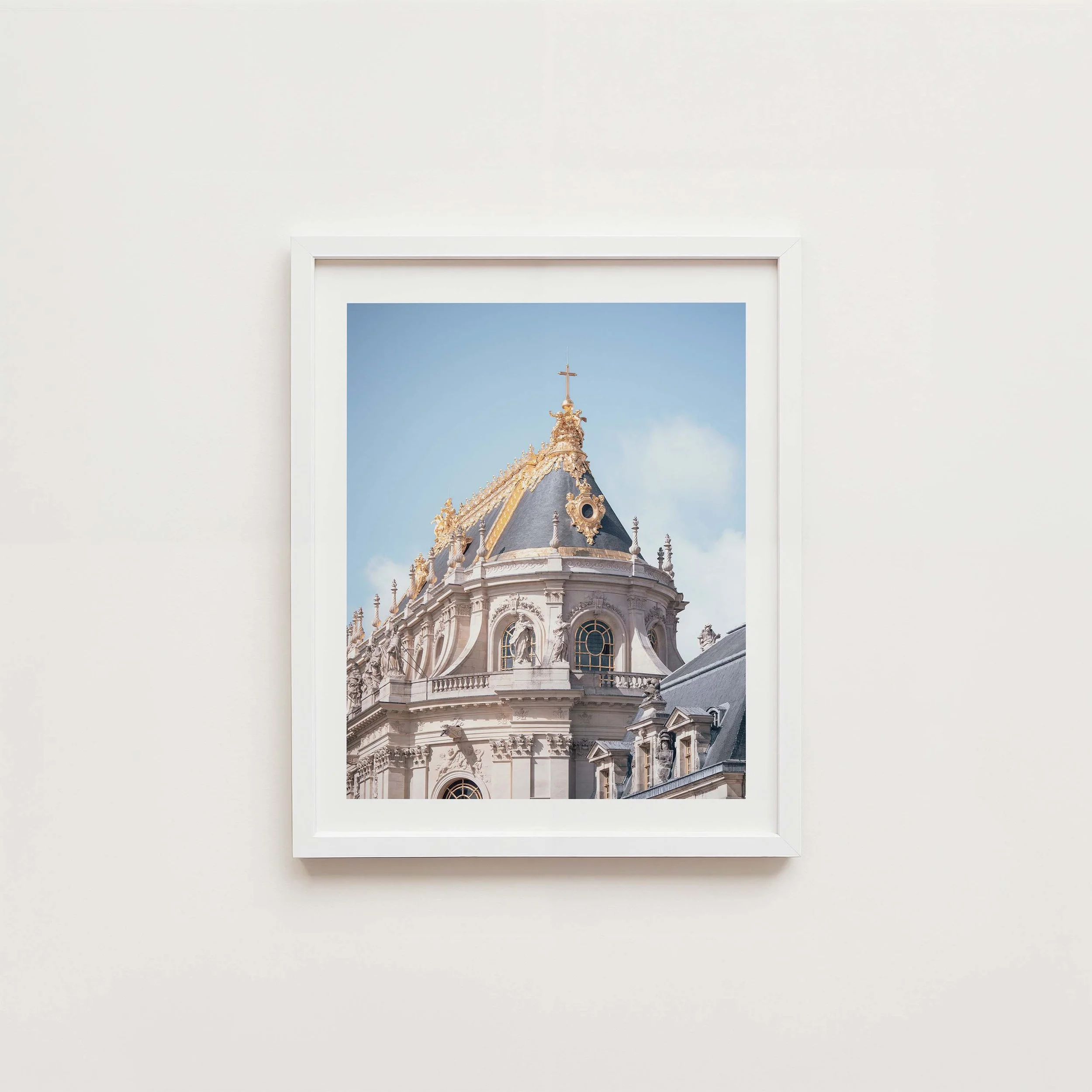 Royal Chapel at Versailles Framed - White.jpg