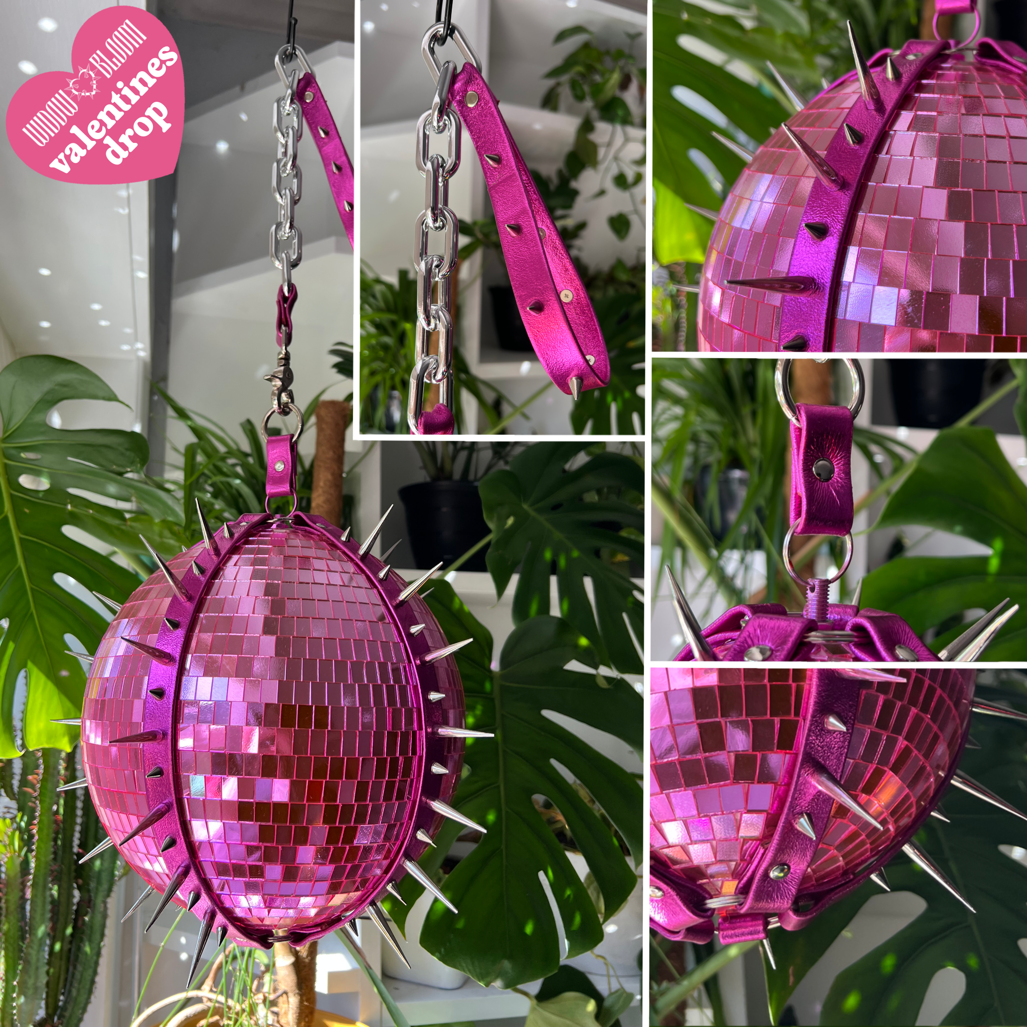 Love Large - Metallic Hot Pink