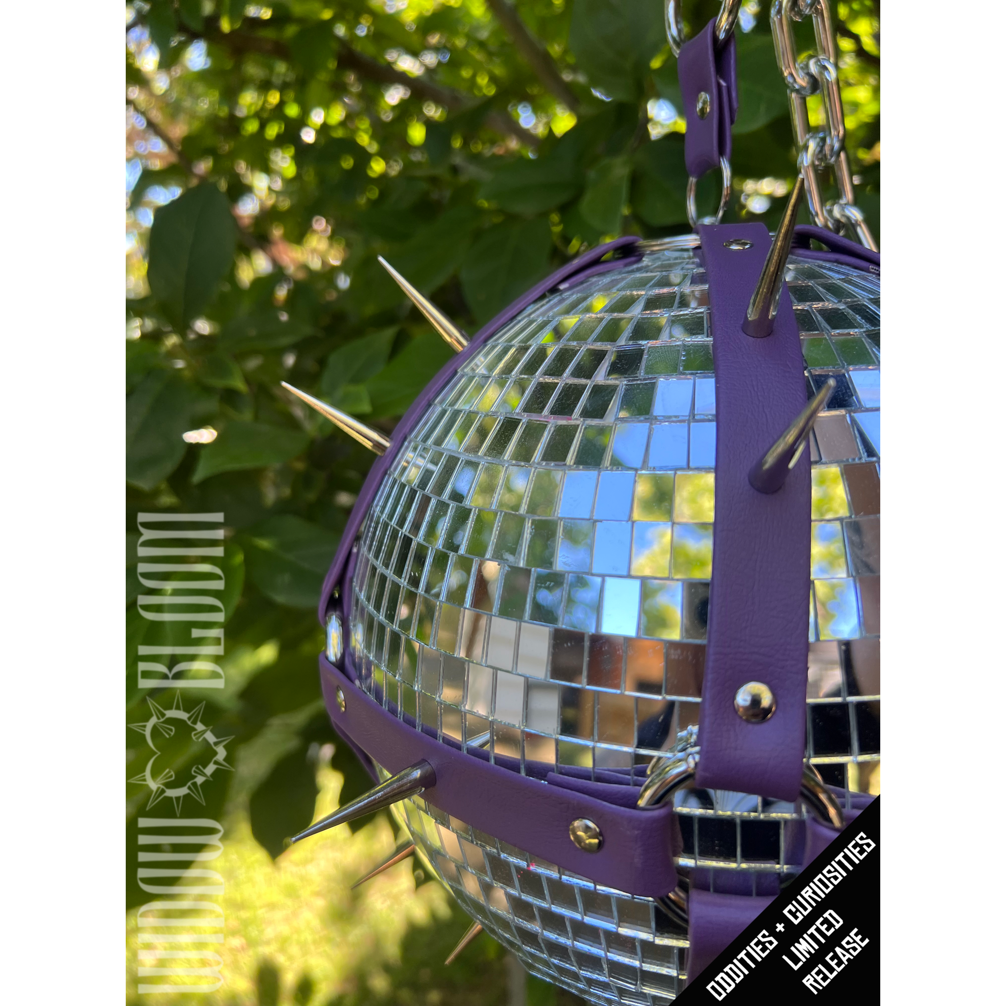 Purple Large Disco Mace