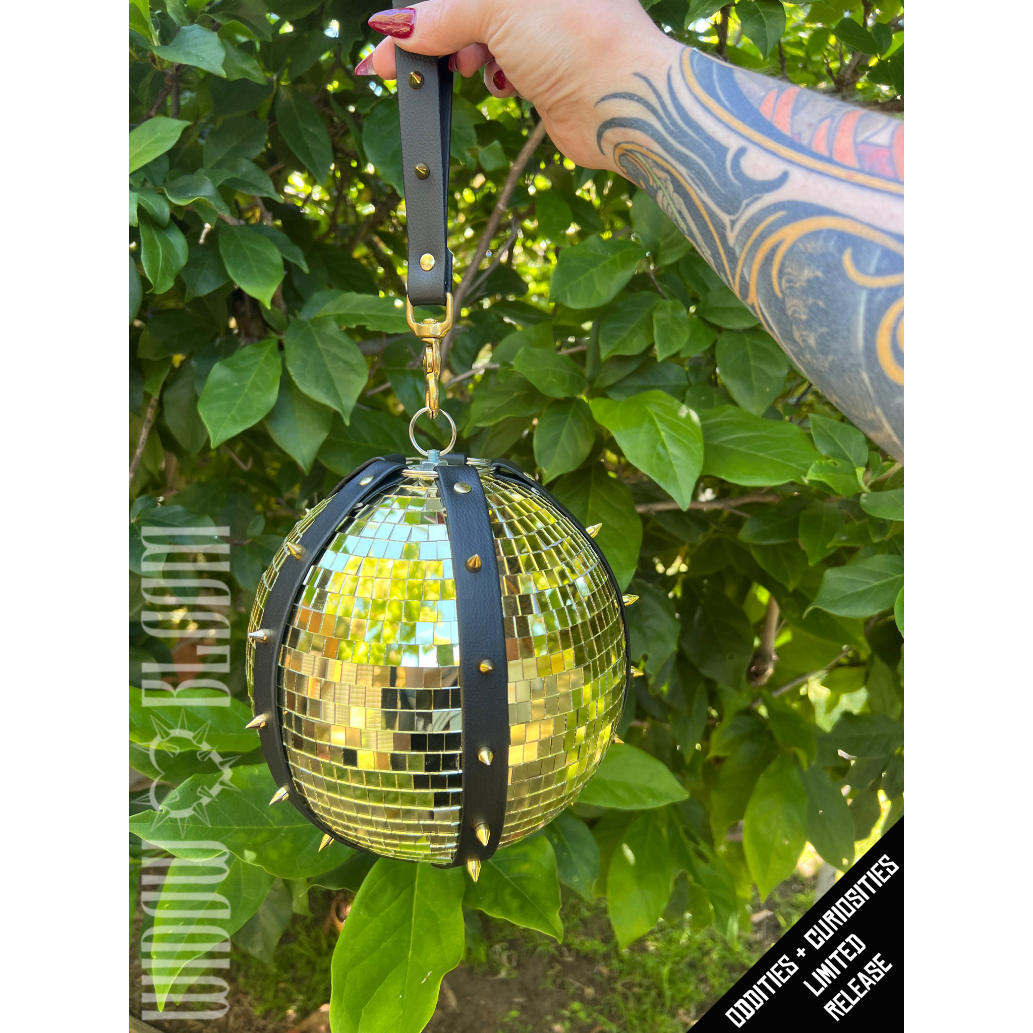 Gold Medium Disco Mace