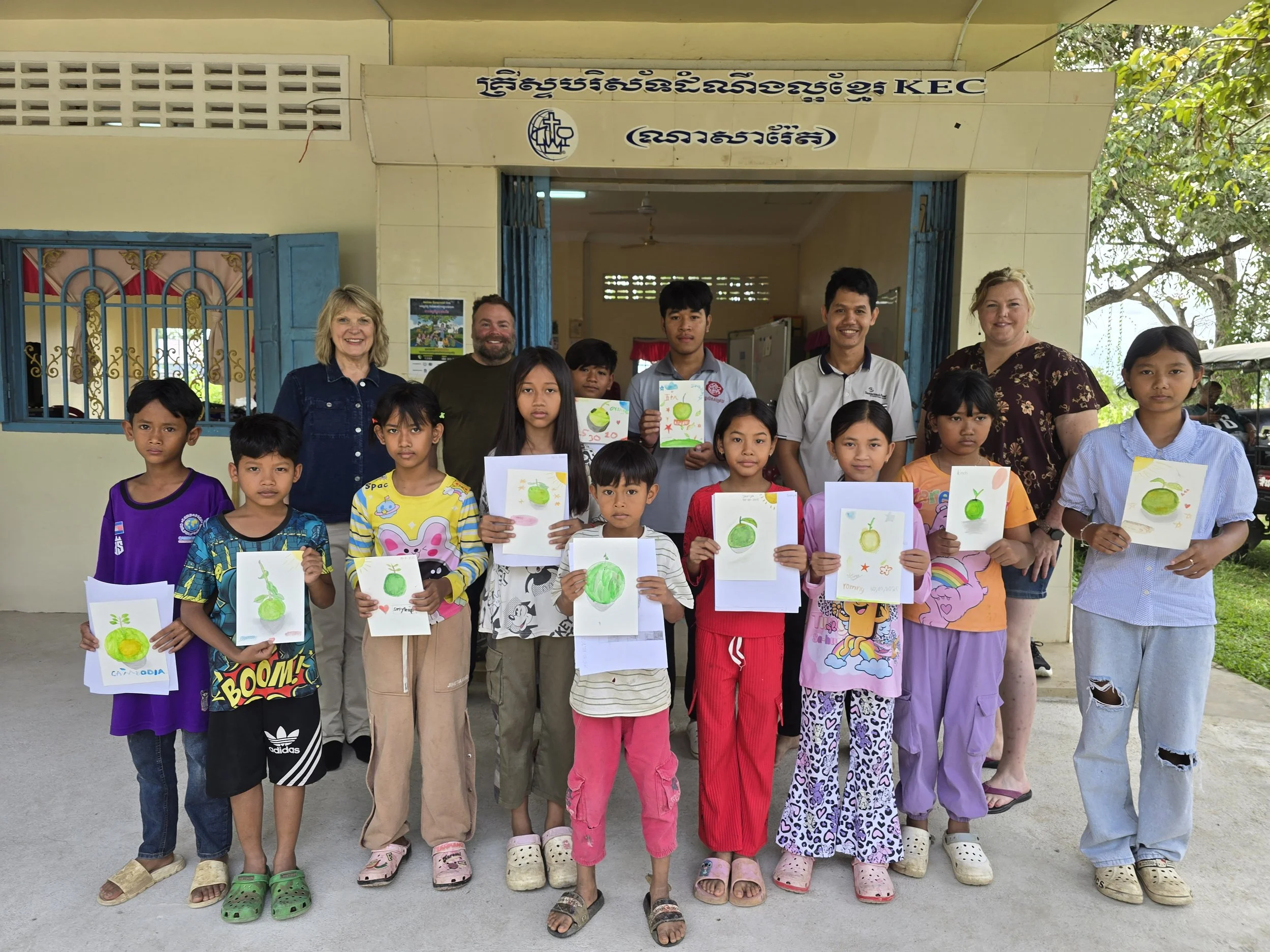In-Person Art Class Underserved Youth, Battambang, Cambodia
