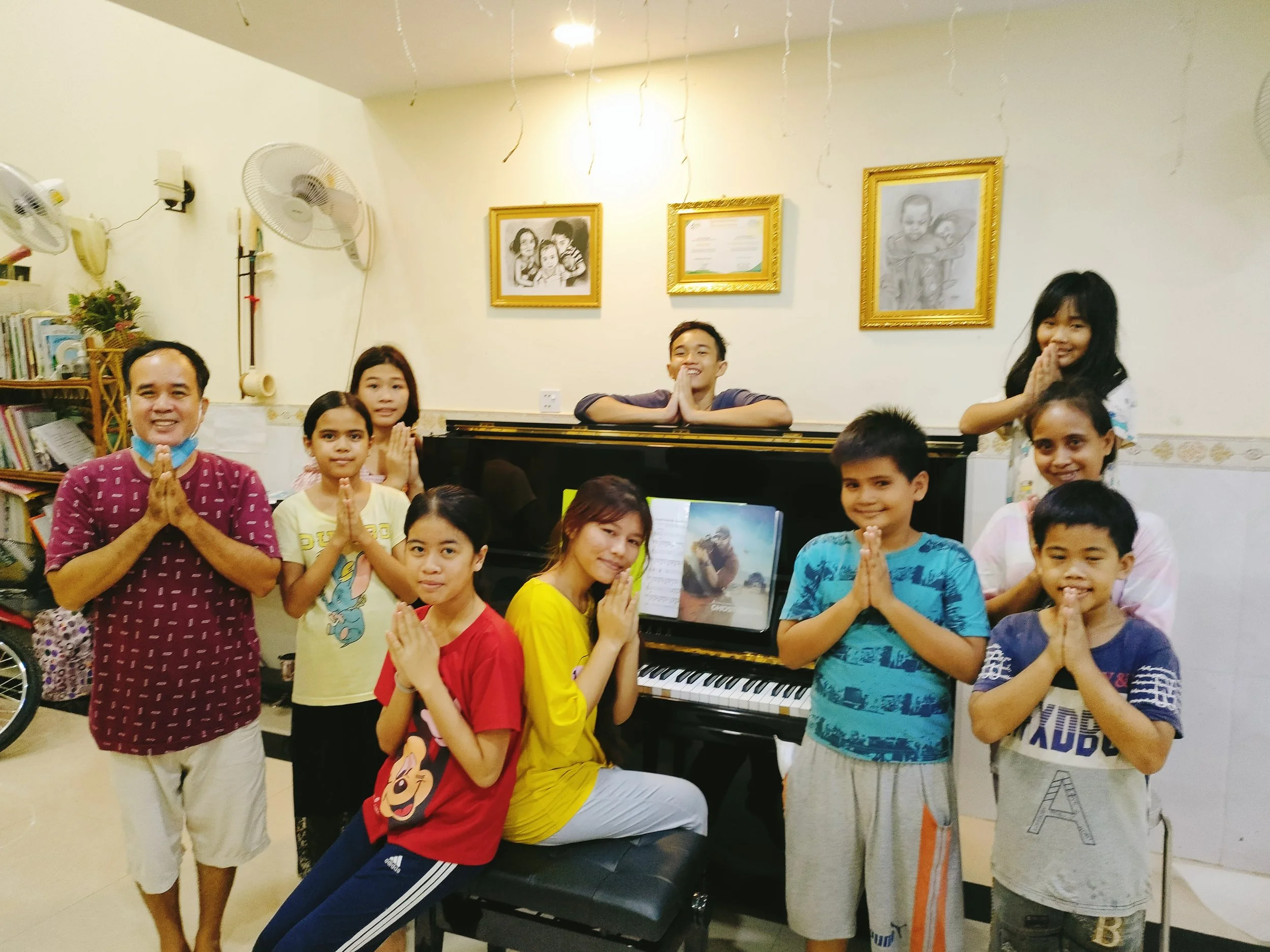 
YAMAHA ACOUSTIC PIANO Foster Home, Cambodia