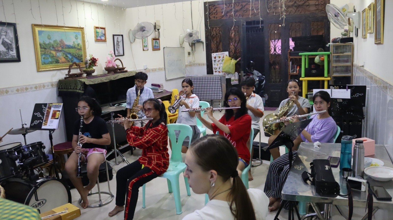 In-Person Band Ensemble Foster Home Cambodia