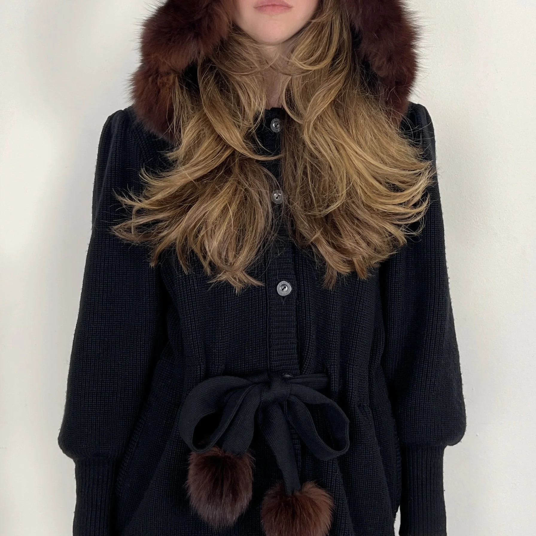 Yves Saint Laurent Knit Coat