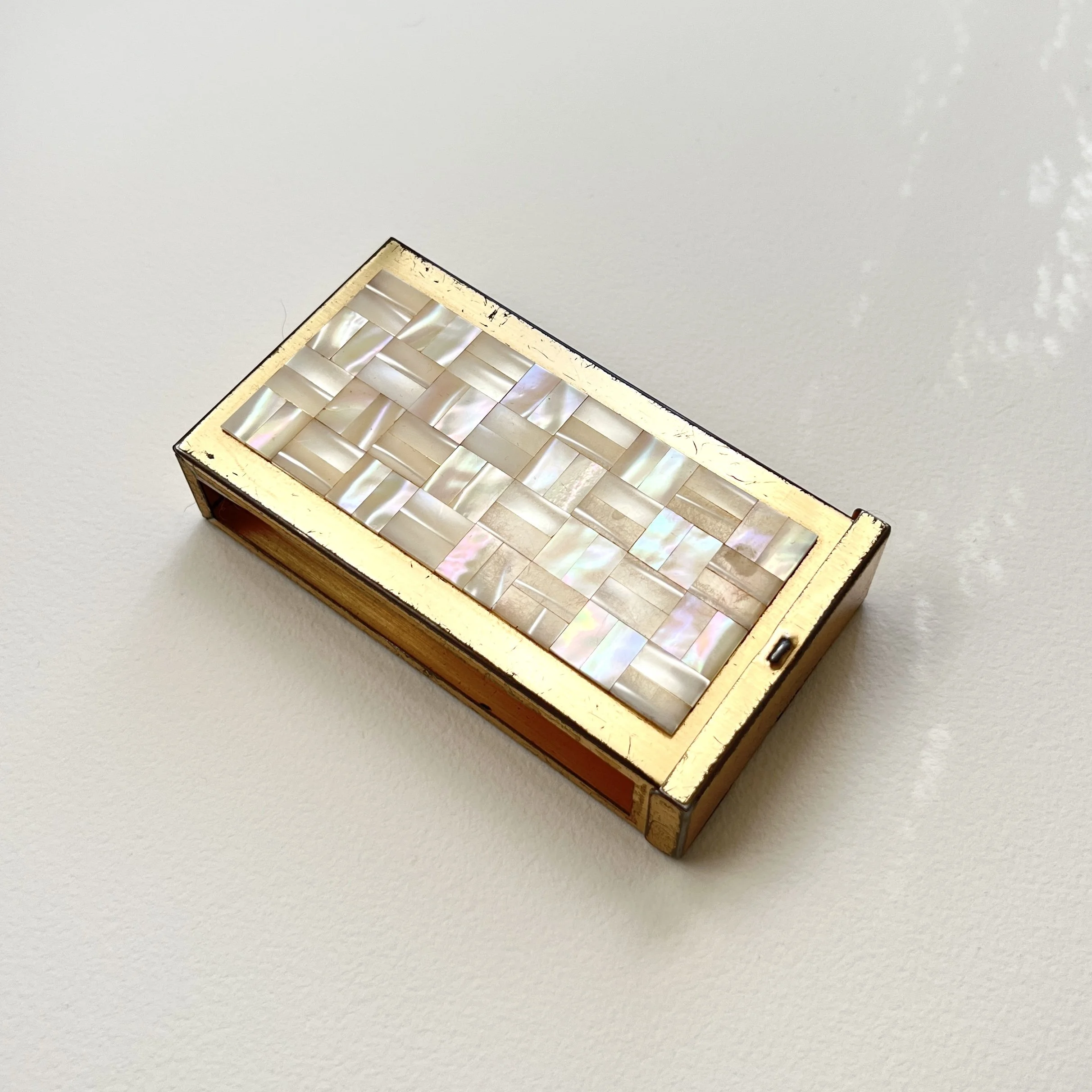 Mother of Pearl Cigarette Case