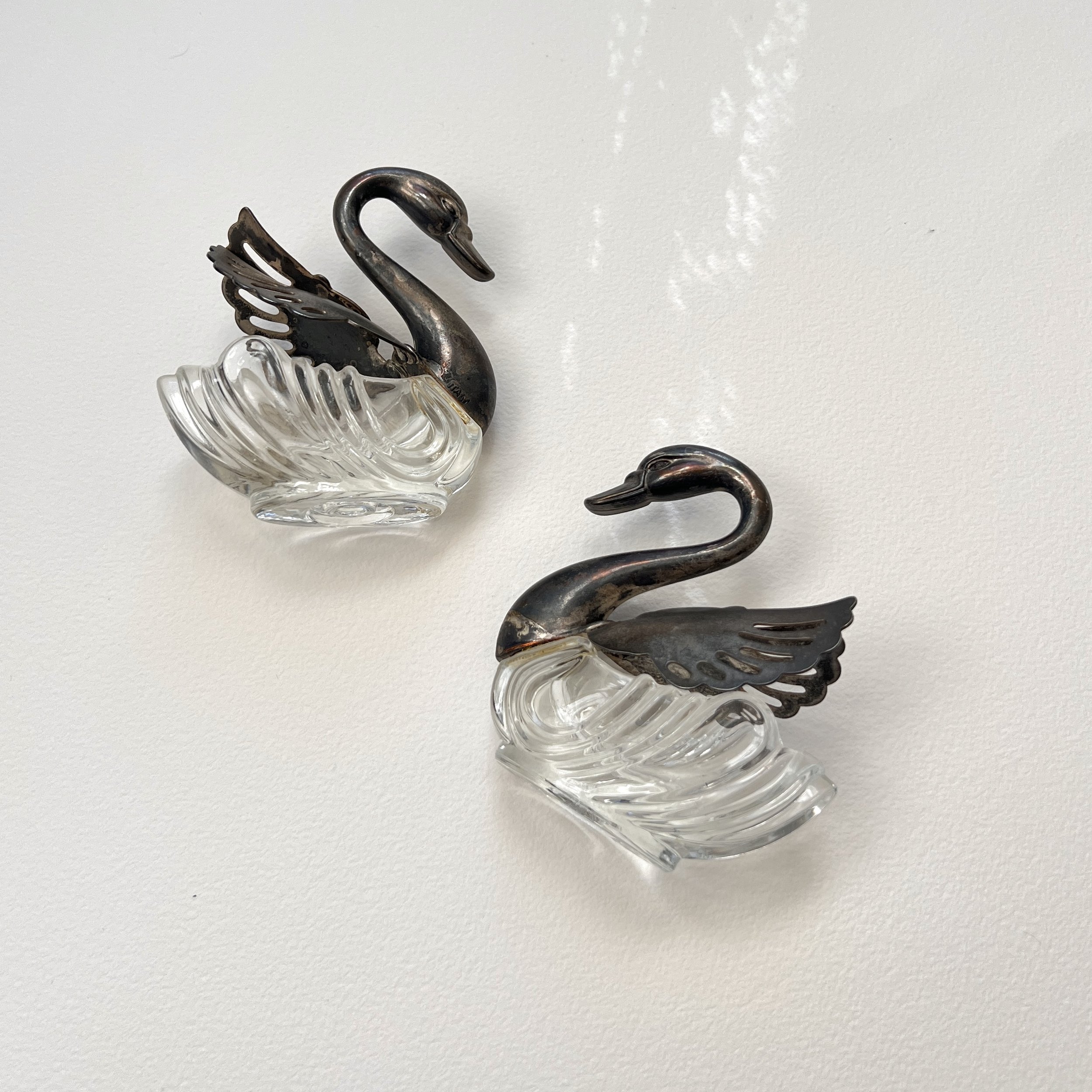 Swan Salt & Pepper Holders