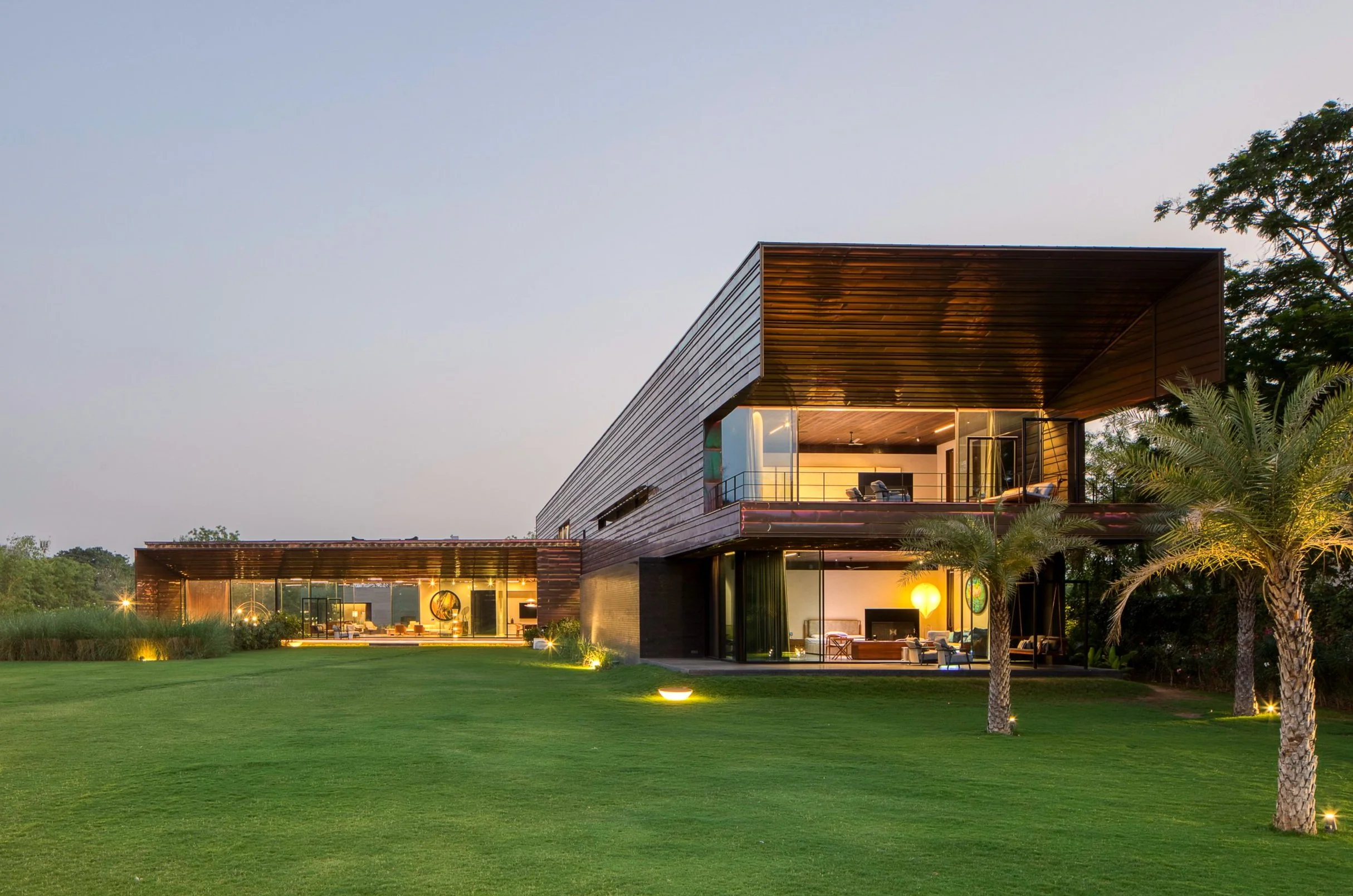 Tropical Indian Architects Copper House Spasm Design Architects