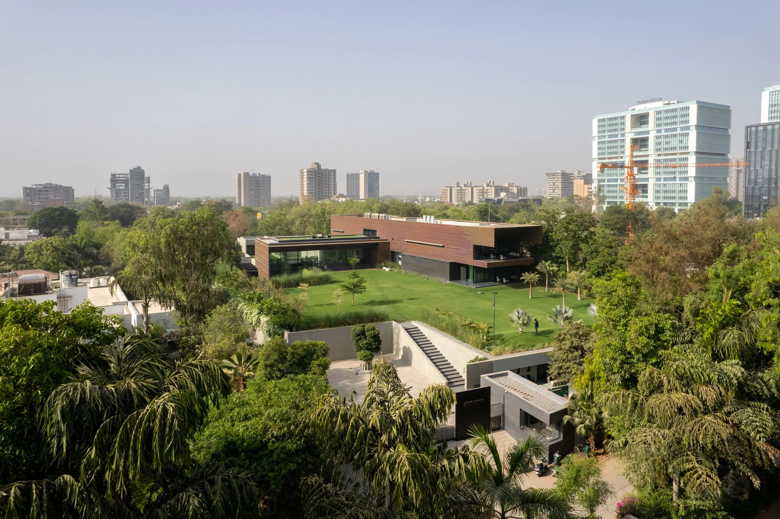 Tropical Indian Architects Copper House Spasm Design Architects