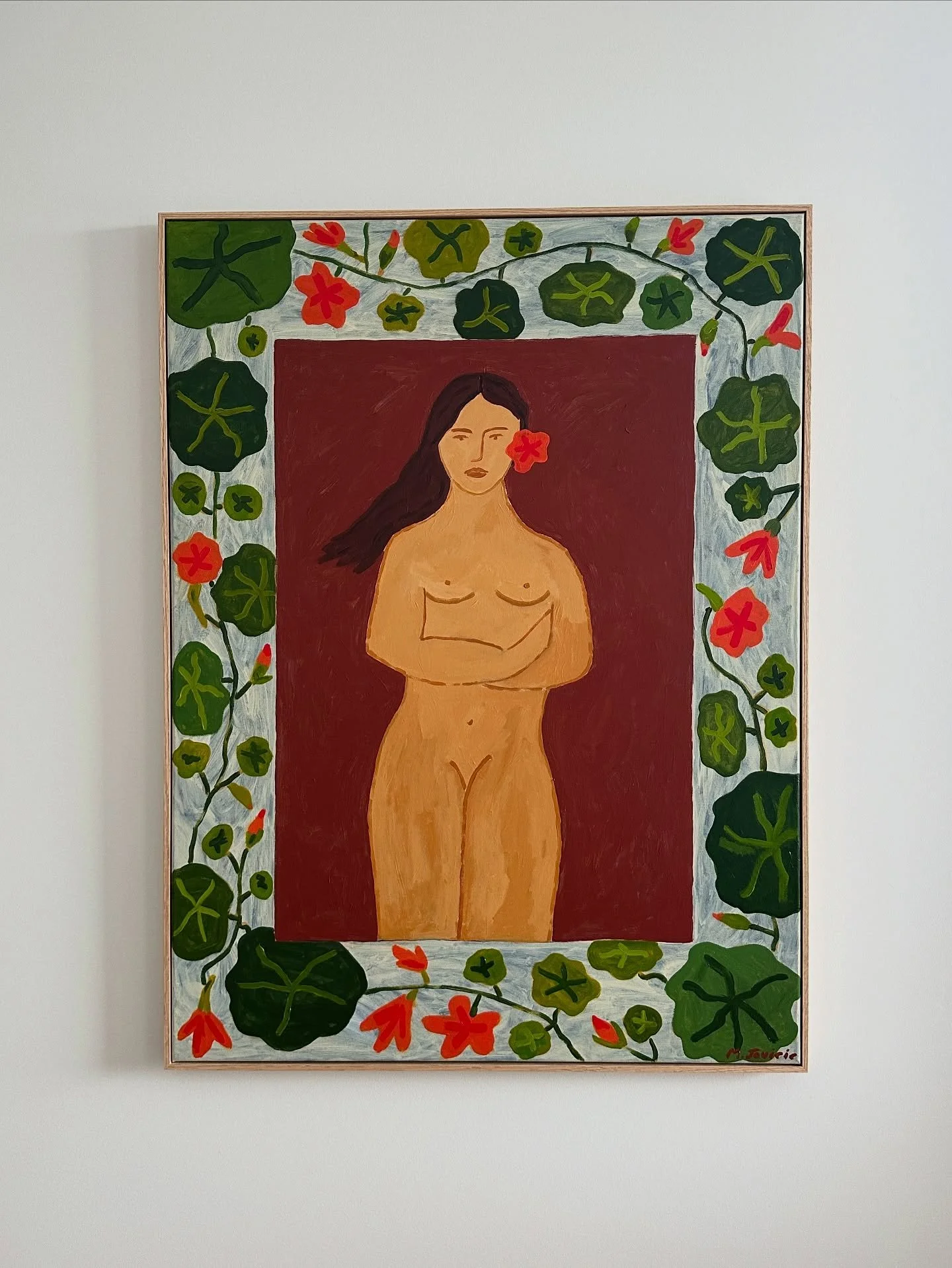 Shield of Nasturtiums 

With their shield-like leaves, nasturtiums represent strength and courage. Protected.