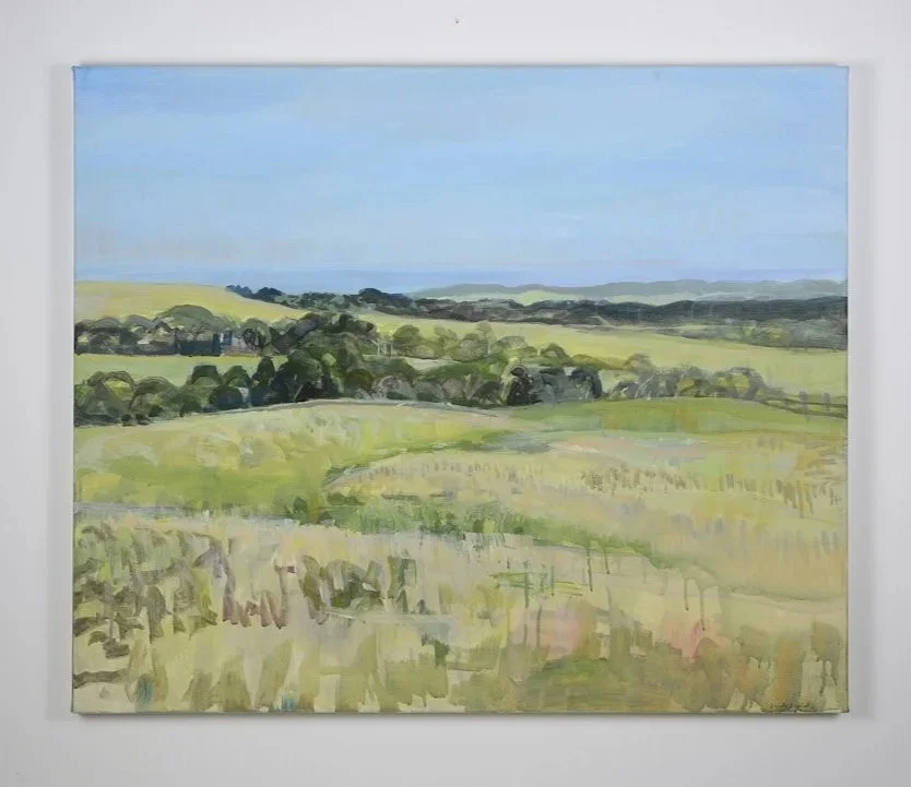Lookout at Cape Liptrap, Acrylic on canvas, 76.5 x 92cm, $1200