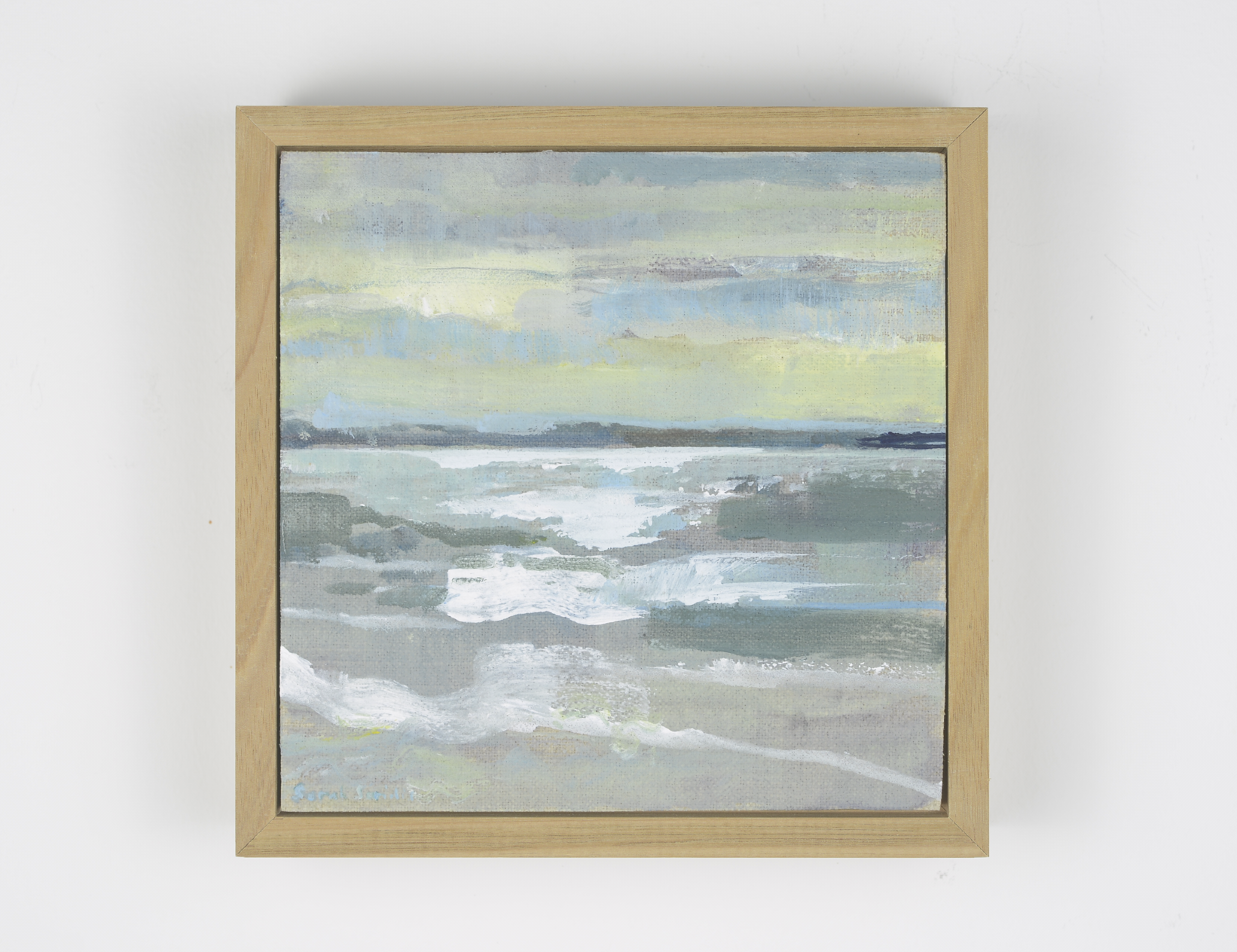 Morning sun, Acrylic on linen board, 15 x 15 cm, (sold)