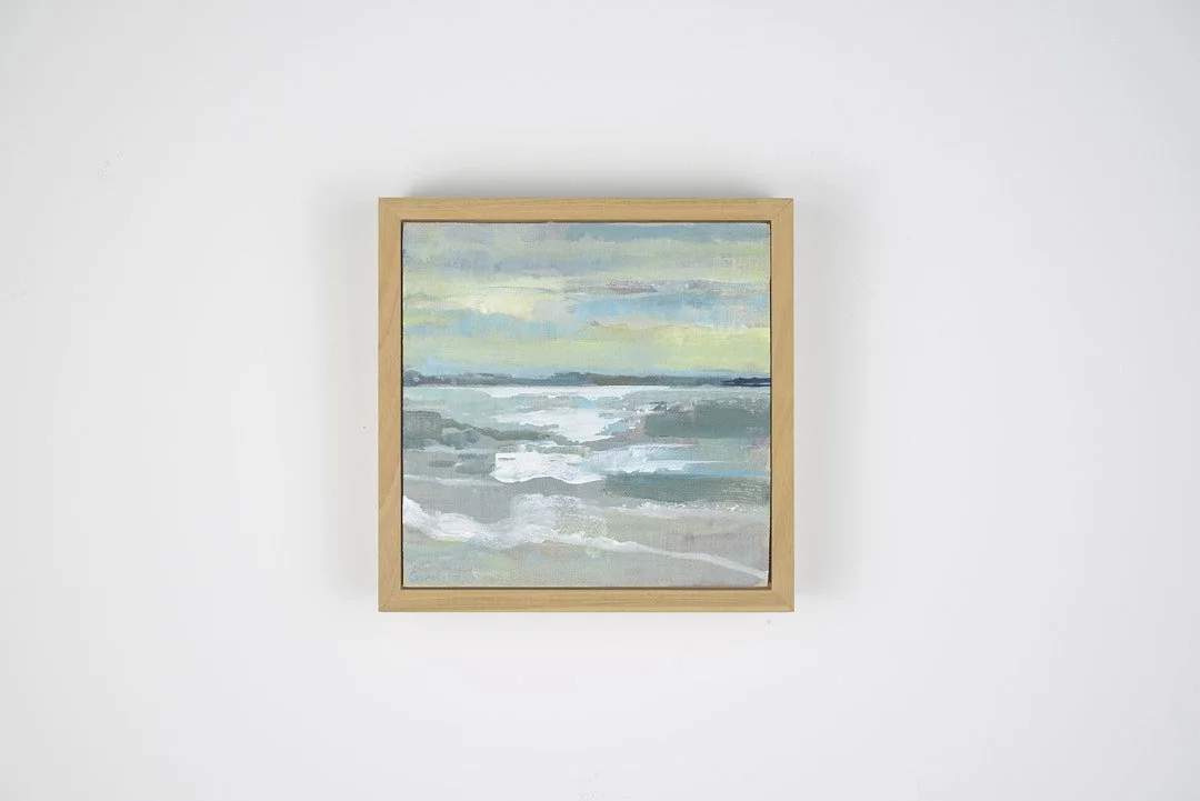 Morning sun, Acrylic on linen board, 15 x 15 cm, $270